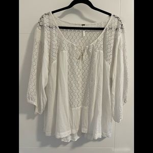 Free People White Top
